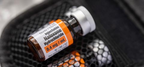 A vial of naloxone