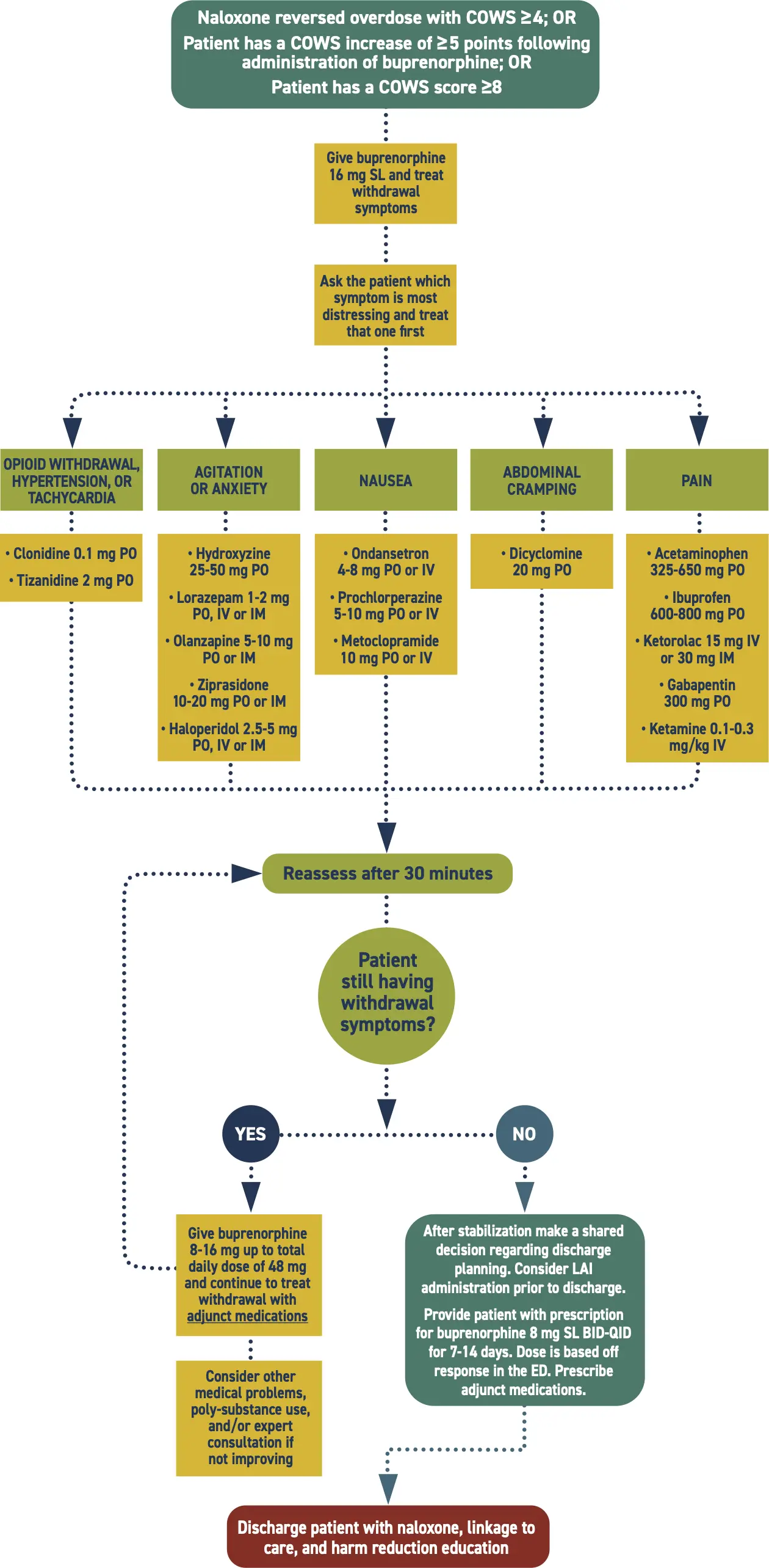 Opioid Withdrawal Protocol Flowchart